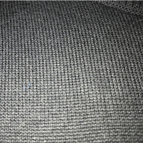 Black knit cardigan with pink beads. Size Large - Picture 3 of 6